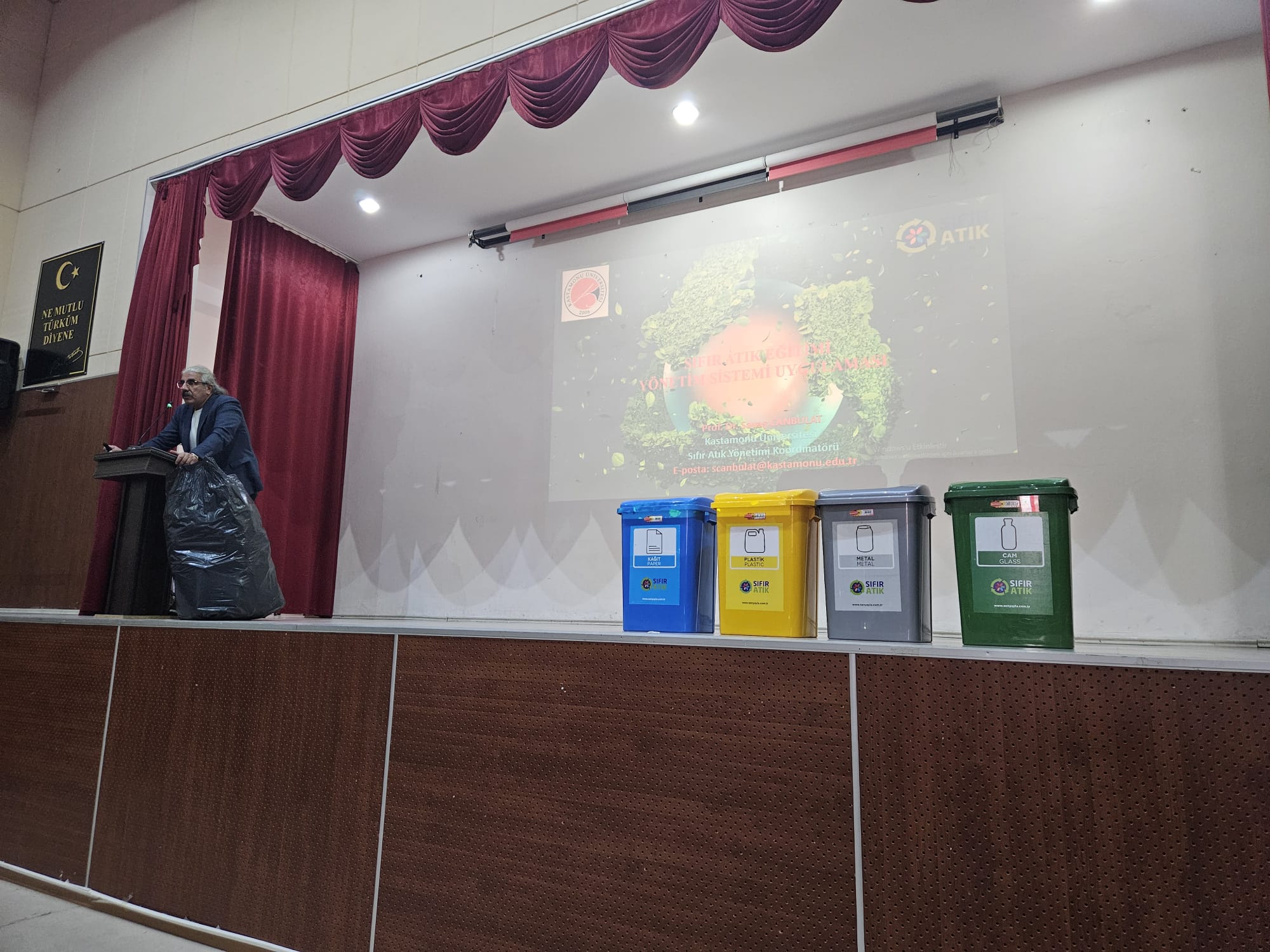Abana Meslek Yüksekokulu’nda Uygulamalı Sıfır Atık Eğitimi Düzenlendi